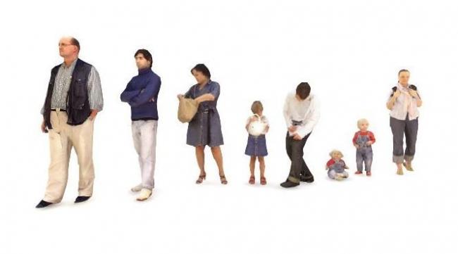 Sketchup素材模型|三维人物模型大全，建筑模型组件素材