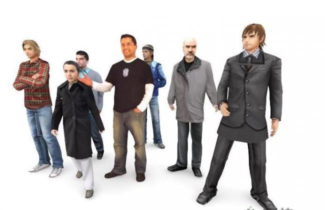 Sketchup素材模型|SU3D人物素材，建筑模型组件素材