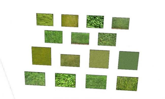 Sketchup素材模型|植物SU贴图，建筑模型组件素材