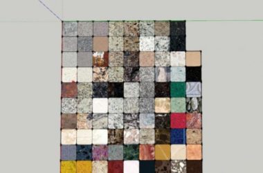 Sketchup素材模型|石材SU素材，建筑模型素材组件-BIM建筑网