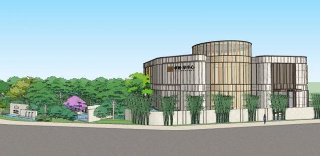 Sketchup商业模型|多层售楼处，现代风格