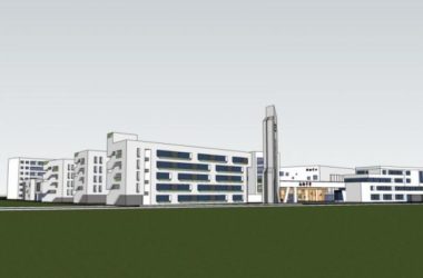 Sketchup学校模型|多层学校中学，校园教育建筑，现代风格-BIM建筑网