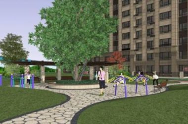 Sketchup景观模型|小区景观，住宅景观，欧式风格，古典风格-BIM建筑网