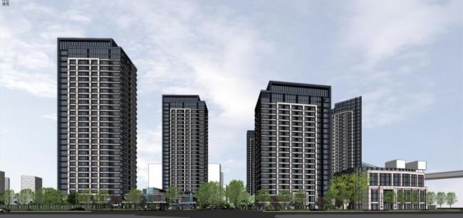 Sketchup住宅模型|高层公寓，高层住宅，现代风格