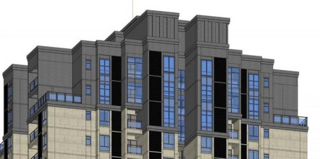 Sketchup住宅模型|超高层住宅，居住建筑，古典风格