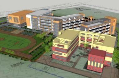 Sketchup学校模型|多层学校幼儿园小学，校园教育建筑，现代风格-BIM建筑网