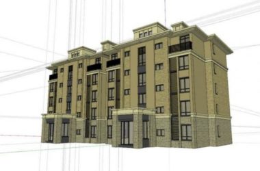 Sketchup住宅模型|多层住宅，居住建筑，古典风格-BIM建筑网