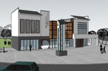 Sketchup商业模型|多层会所，现代中式风格-BIM建筑网