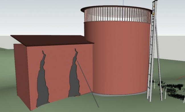 Sketchup文化模型|多层教堂，瑞士圣本笃教堂，彼得·卒姆托，文化建筑，现代风格