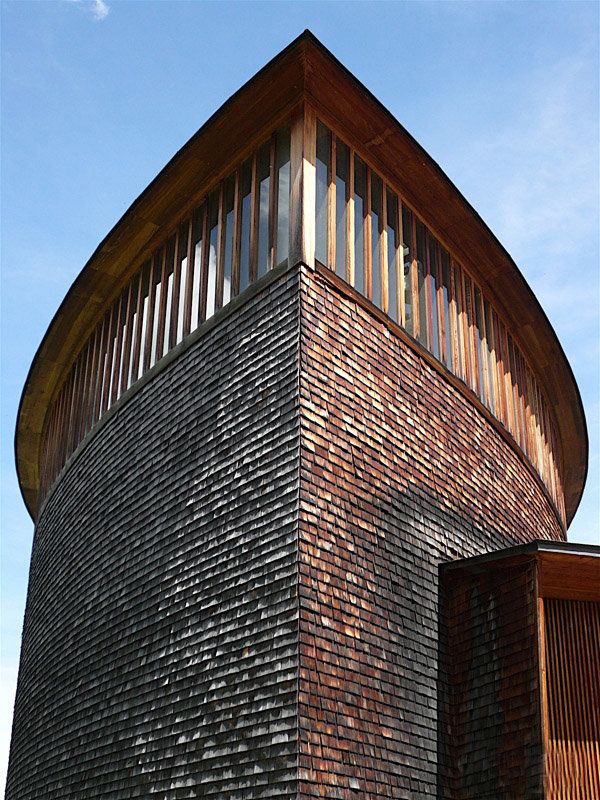 Sketchup文化模型|多层教堂，瑞士圣本笃教堂，彼得·卒姆托，文化建筑，现代风格