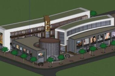 Sketchup商业模型|多层商业街会所，购物广场，现代风格-BIM建筑网