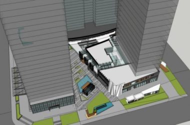 Sketchup综合体模型|高层商业综合体，现代风格-BIM建筑网