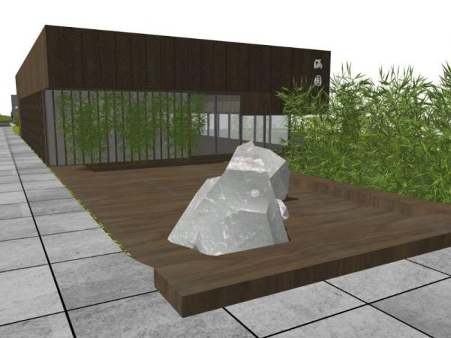 Sketchup商业模型|会所，东方新古典