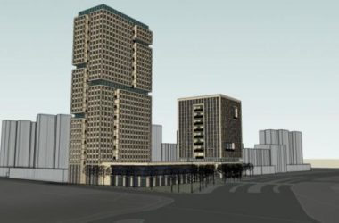 Sketchup办公模型|超高层办公楼，现代风格-BIM建筑网