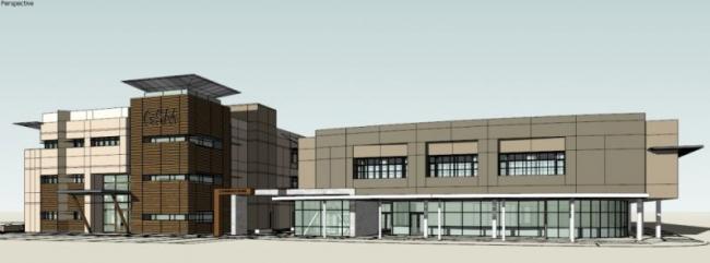 Sketchup学校模型|多层培训中心学校，校园教育建筑，现代风格