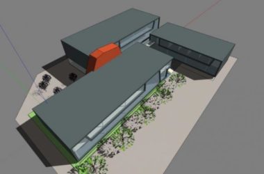 Sketchup商业模型|多层餐厅，现代风格-BIM建筑网