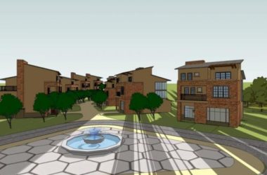 Sketchup景观模型|滨水景观，住宅景观，现代风格-BIM建筑网