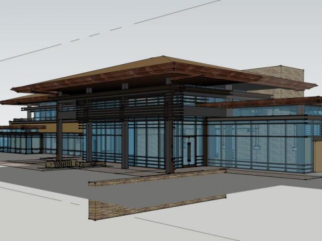 Sketchup商业模型|会所，现代风格