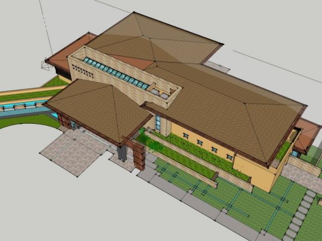 Sketchup商业模型|会所，现代风格