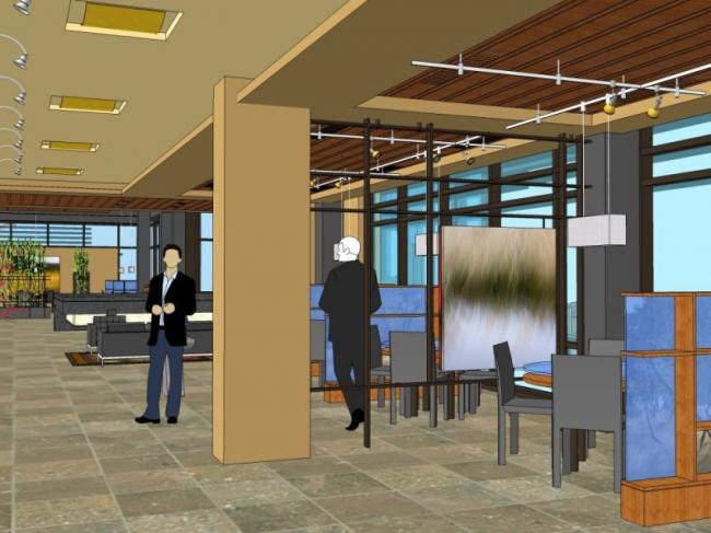 Sketchup商业模型|会所，现代风格