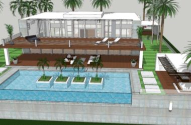 Sketchup酒店模型|假日酒店，现代风格-BIM建筑网