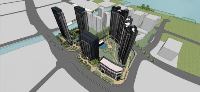 Sketchup住宅模型|高层公寓，现代风格