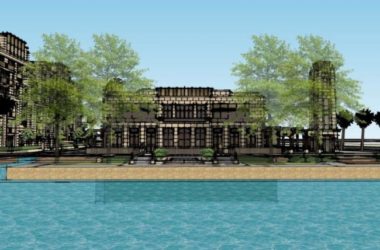 Sketchup住宅模型|多高层住宅，花园洋房，古典风格-BIM建筑网