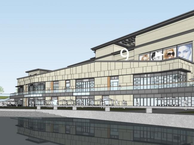 Sketchup综合体模型|多层商业综合体，现代风格