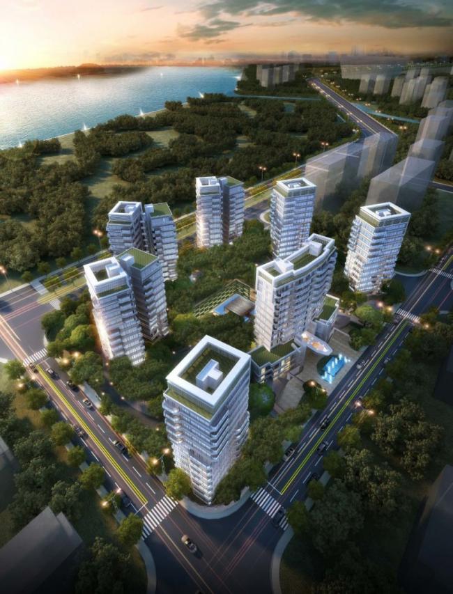 Sketchup住宅模型|小高层住宅，现代风格