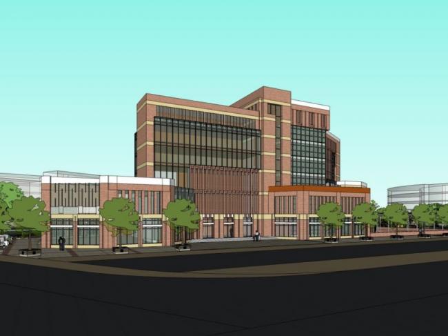 Sketchup综合体模型|多层商业综合体，现代风格