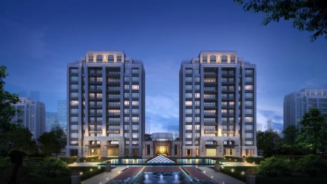 Sketchup住宅模型|高层住宅，居住建筑，古典风格