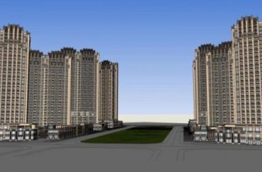 Sketchup住宅模型|高层住宅，阿戴克风格，古典风格-BIM建筑网