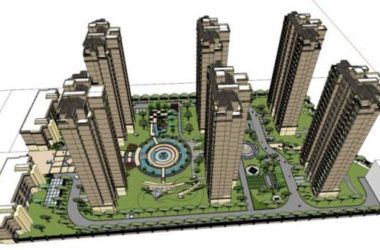 Sketchup住宅模型|高层住宅小区，坡顶，居住建筑，古典风格-BIM建筑网