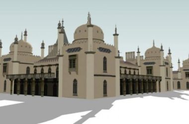 Sketchup文化模型|多层清真寺，伊斯兰风格，宗教建筑，文化建筑，古典风格-BIM建筑网