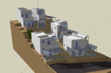 Sketchup住宅模型|多层坡地住宅区，地中海风格-BIM建筑网