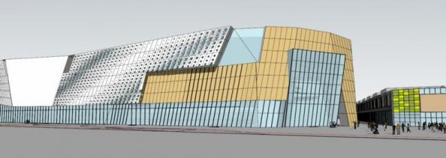 Sketchup商业模型|多层商城，现代风格