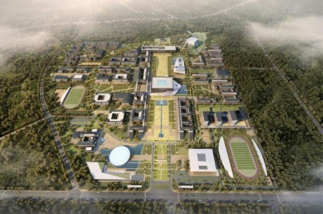 Sketchup学校模型|多层学校，校园教育建筑，现代风格