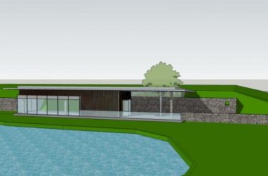 Sketchup车站路桥|游船码头，现代风格-BIM建筑网