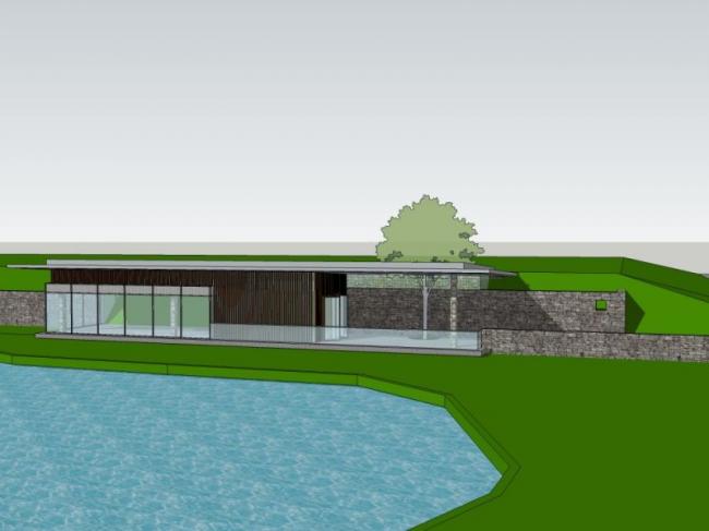 Sketchup车站路桥|游船码头，现代风格