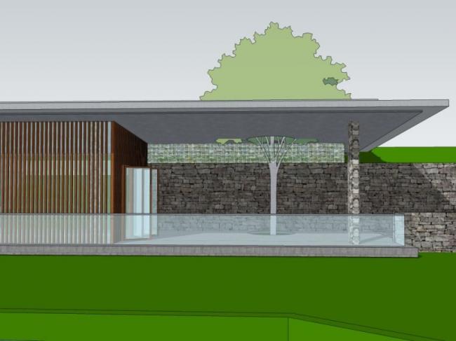 Sketchup车站路桥|游船码头，现代风格