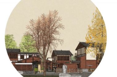 Sketchup住宅模型|民宿，中式风格-BIM建筑网