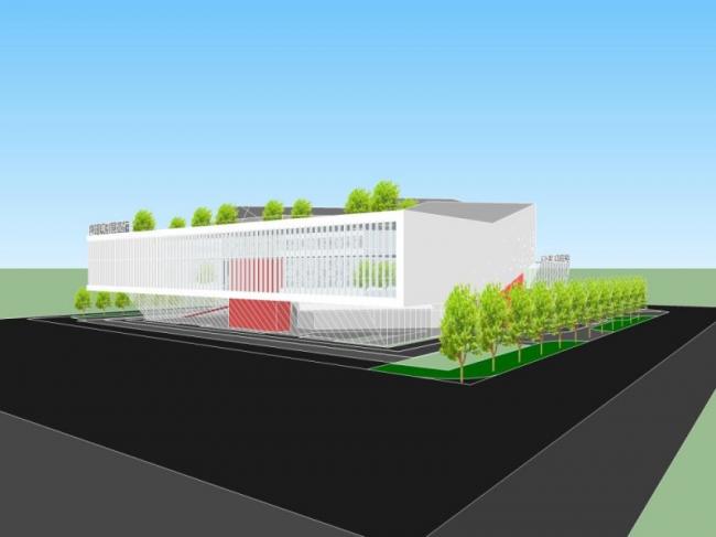 Sketchup文化模型|多层规划展览馆，文化建筑，现代风格