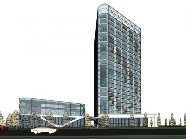 Sketchup商业模型|多高层商业综合体，现代风格