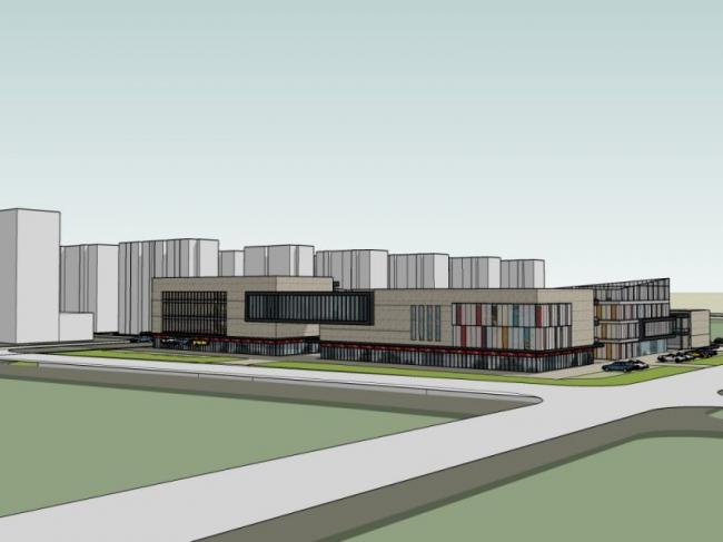 Sketchup商业模型|多层商业，现代风格