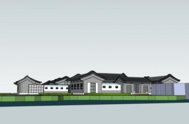 Sketchup住宅模型|民居，中式风格，古建筑-BIM建筑网