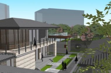 Sketchup商业模型|多层会所，现代中式风格-BIM建筑网