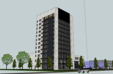 Sketchup办公模型|高层办公楼，现代风格-BIM建筑网