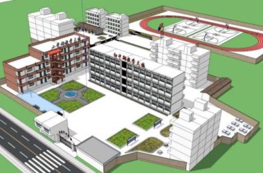 Sketchup学校模型|多层小学中学幼儿园，校园教育建筑，现代风格-BIM建筑网
