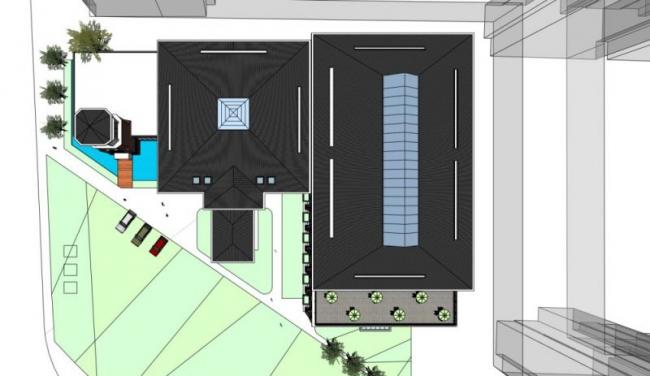 Sketchup商业模型|多层会所，古典风格，简欧风格