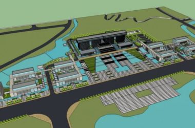 Sketchup办公模型|多层办公楼，现代风格-BIM建筑网